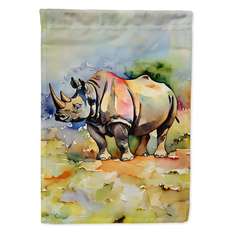 Double Sided 40'' H x 28'' W Polyester Animal House Flag