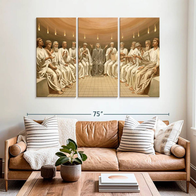 Adella 12 Disciples, 42" H x 65" W