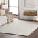  Thellia Textured Flatweave Shag Rug