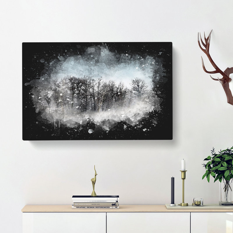 An Island Of Trees - Wrapped Canvas, 35cm H x 50cm W x 3cm D