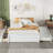 Solid Wood Open-Frame Storage Bed-136838719-94467339