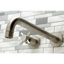 Robinet de baignoire romaine à 3 poignées et 3 poignées à fixation murale Kingston Brass-54822281-60120187