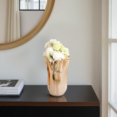 Vase en verre soufflé Ivy Bronx Bartoli