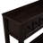 Ashay Rustic Console Table,Entry table,Hallway table with 60" Long with two Different Size Drawers and Bottom Shelf-1433285283