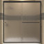 Leser 52'' - 56'' W x 70.38'' H Bypass Semi-Frameless Shower Door with Glass-42576653-42576654-42576655