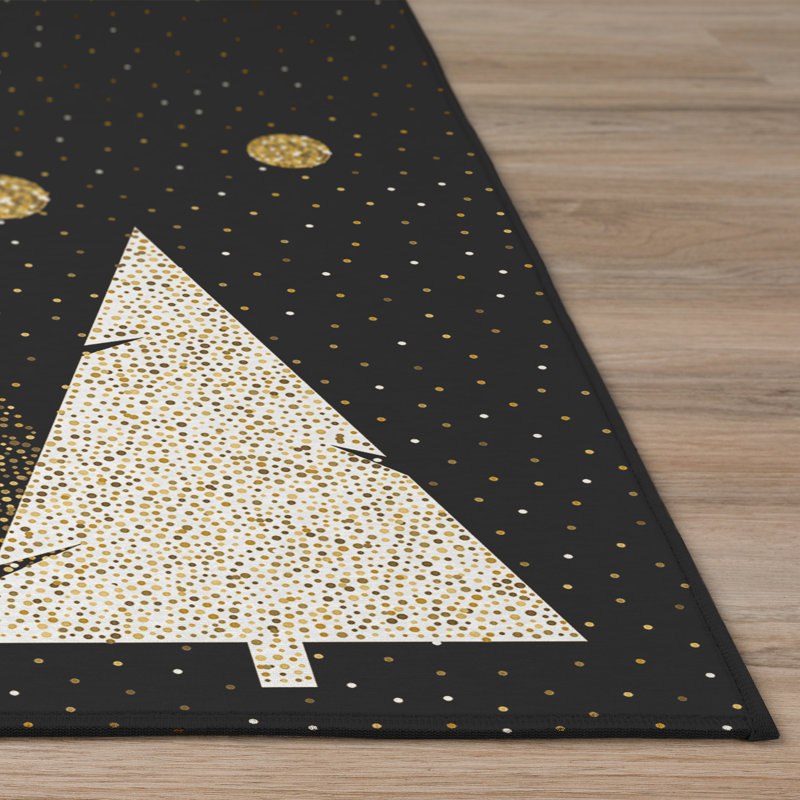 Ginine Washable Indoor / Outdoor Rug, Rectangle 1'8" x 2'6"