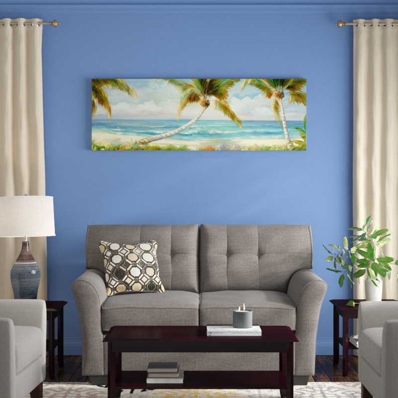 Impression sur toile, H 20 po x l 60 po x P 1,5 po, Toile encadrée noire