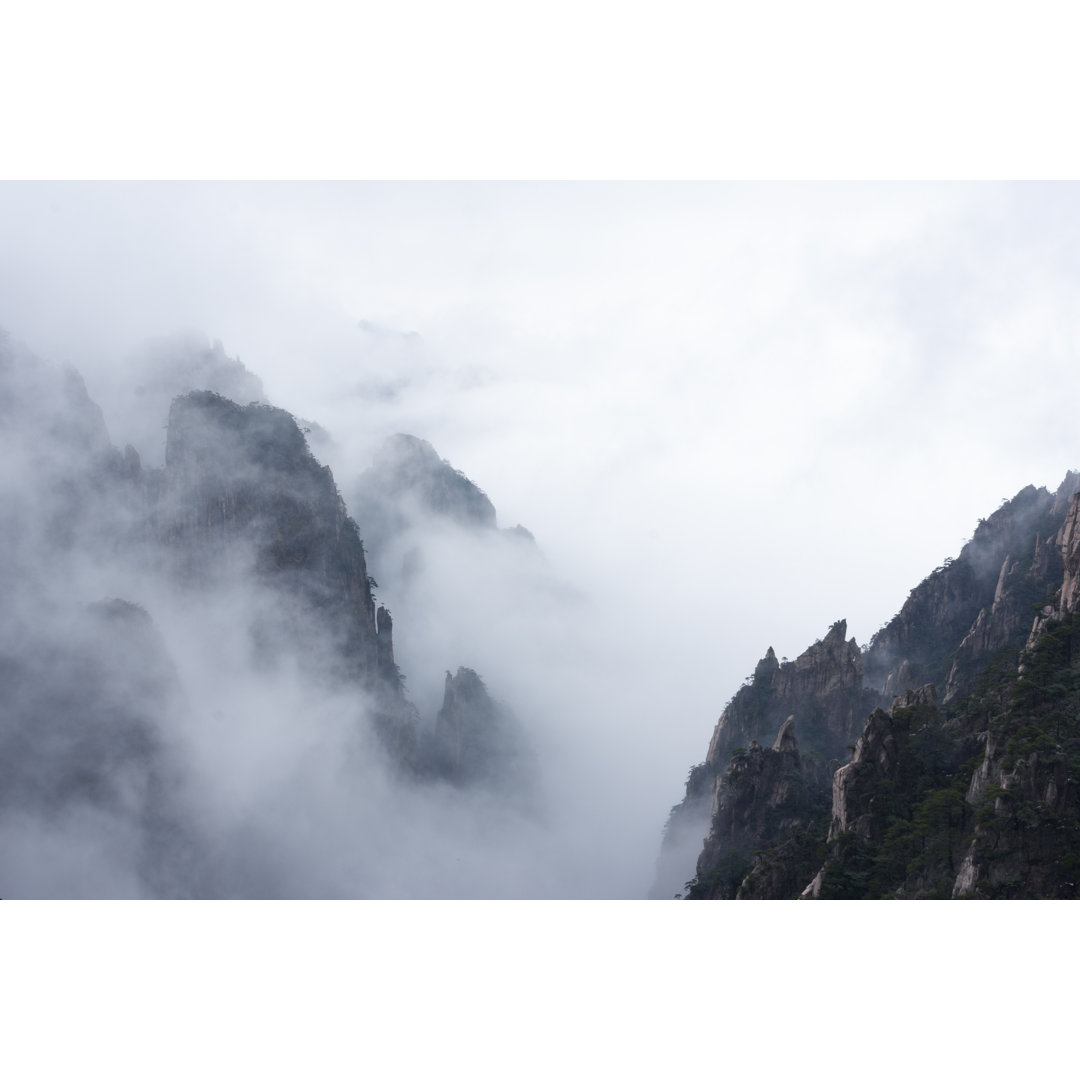 China Huangshan Winter von Wx-bradwang - Druck auf Leinwand ohne Rahmen