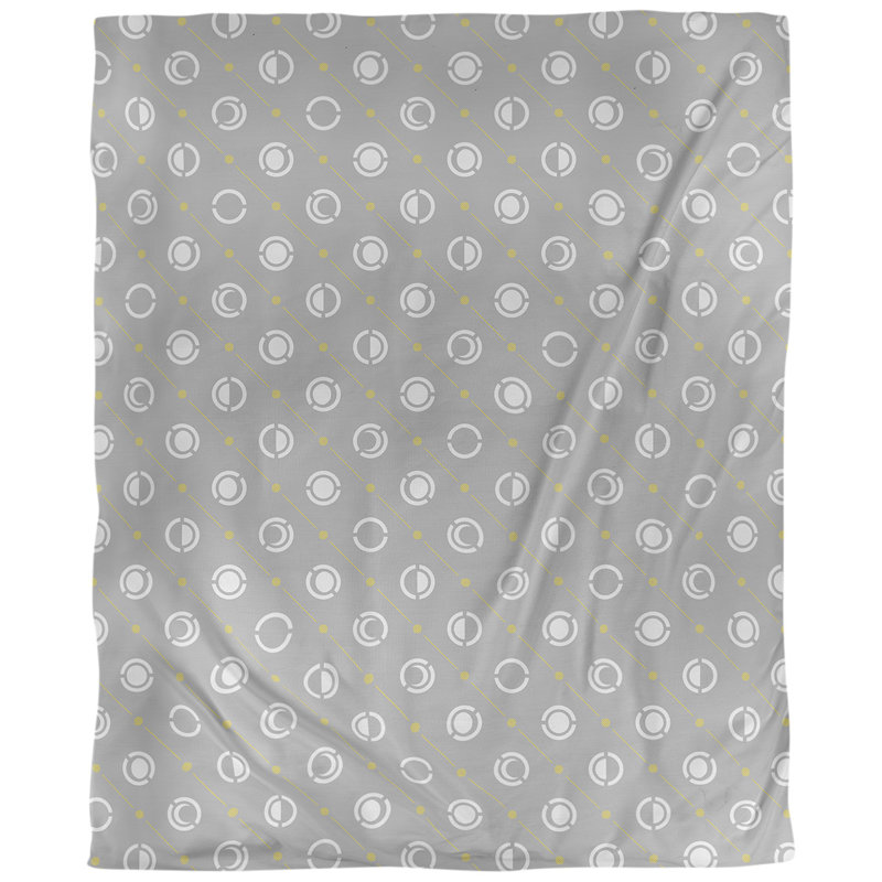 Tissu à phases accent moon, Lin naturel paloma, L 54 po x l 36 po, Jaune