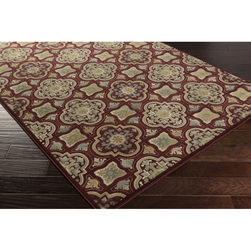 Floral Indoor Rug, Rectangle 8'10" x 12'9"