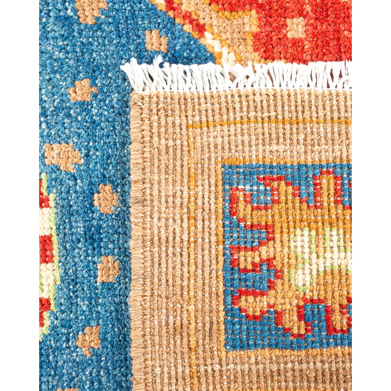 Contemporary One-of-a-Kind 6' 2" X 8' 10" Hand Knotted Area Rug