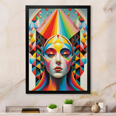 " Abstract Rainbow Portrait V "