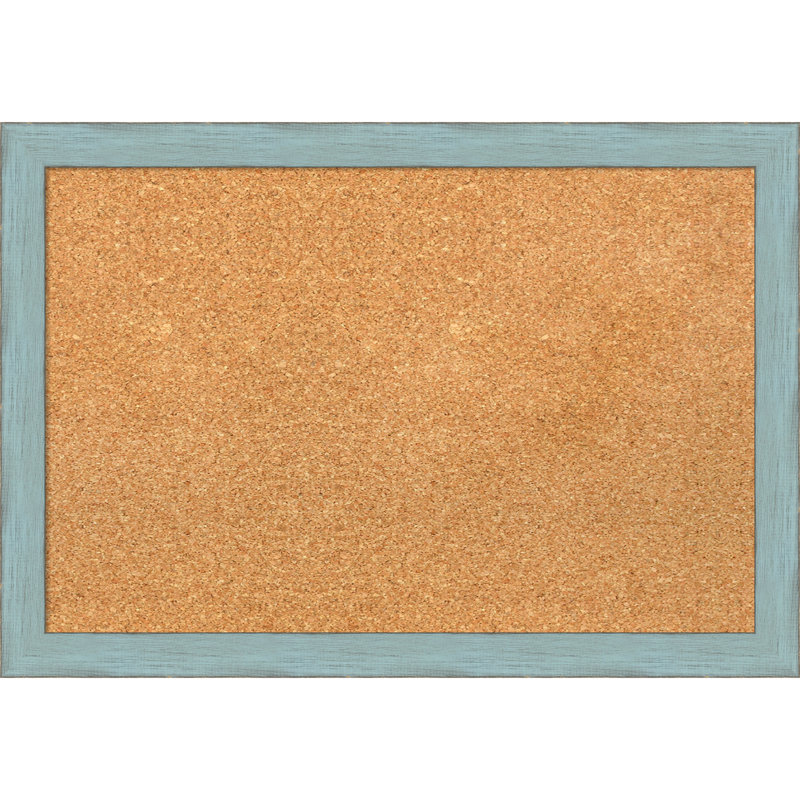 Tableau d'affichage mural rustique, H 1 pi x l 20,5 po, Bleu
