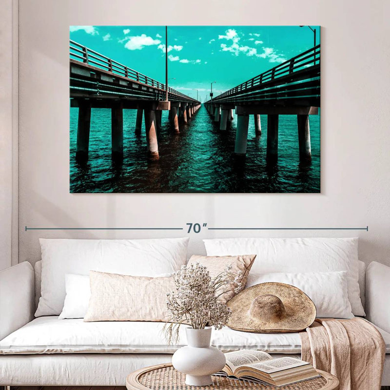 Lilie Chesapeake Bay Bridge Retro, H 34 po x l 51 po
