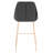 Metzler Upholstered Counter Stool with Metal Frame-219570016-219570019