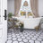 Avant Denia Hexagon 8.58 in. x 9.89 in. Matte Porcelain Floor and Wall Tile-91596117