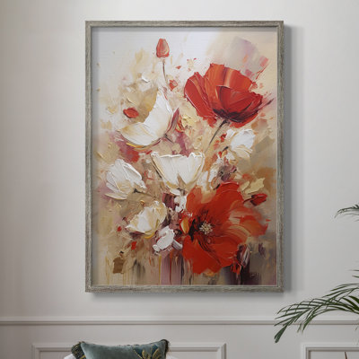 Reproduction encadrée FLORAL Series CCXC - bois massif
