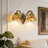 2-Light Tiffany Style Dragonfly Stained Glass Wall Sconce