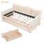 Lit de jour simple tapissier avec tiroirs, support en lattes de bois, beige-2006366643-2006366640