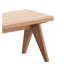 Banc en rotin et finition naturelle Velentina