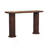 Solid Wood Sculpted Leg Console