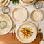 Bloomhouse Corcisa Clay 12 Piece Stoneware Reactive Glaze Dinnerware Set - Prosecco Blush Pink-174159210