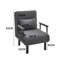 Shana Upholstered Linen Convertible Chair-100857912