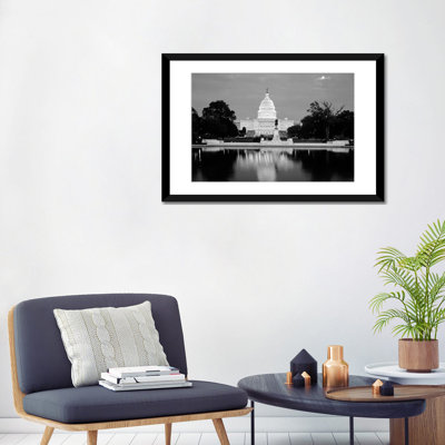«Ulysses S. Grant Memorial and Capitol Building at Night», reproduction de photo sur toile