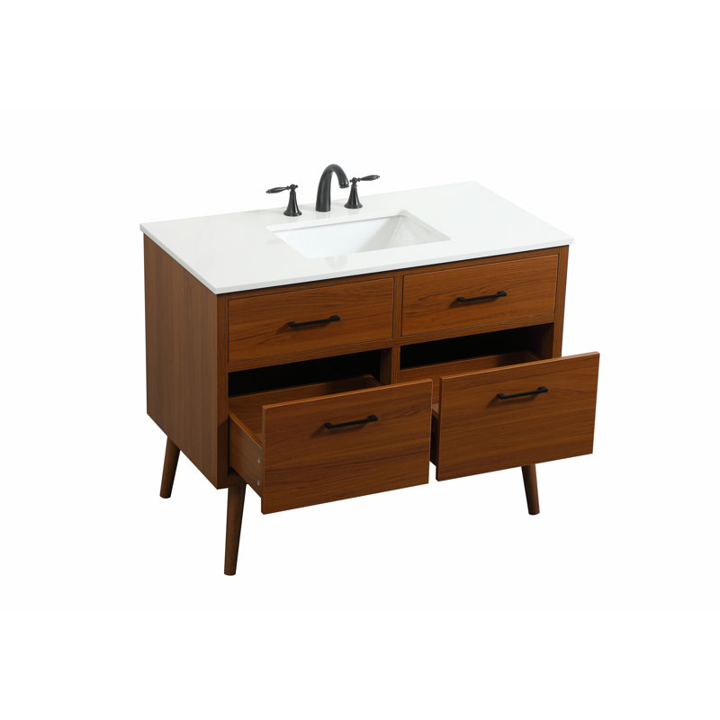 Ensemble de meuble-lavabo simple 42 po Steinfeldt, Teck