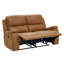 Causeuse inclinable manuelle de 61,5 po de largeur avec supports cachés et porte-gobelets