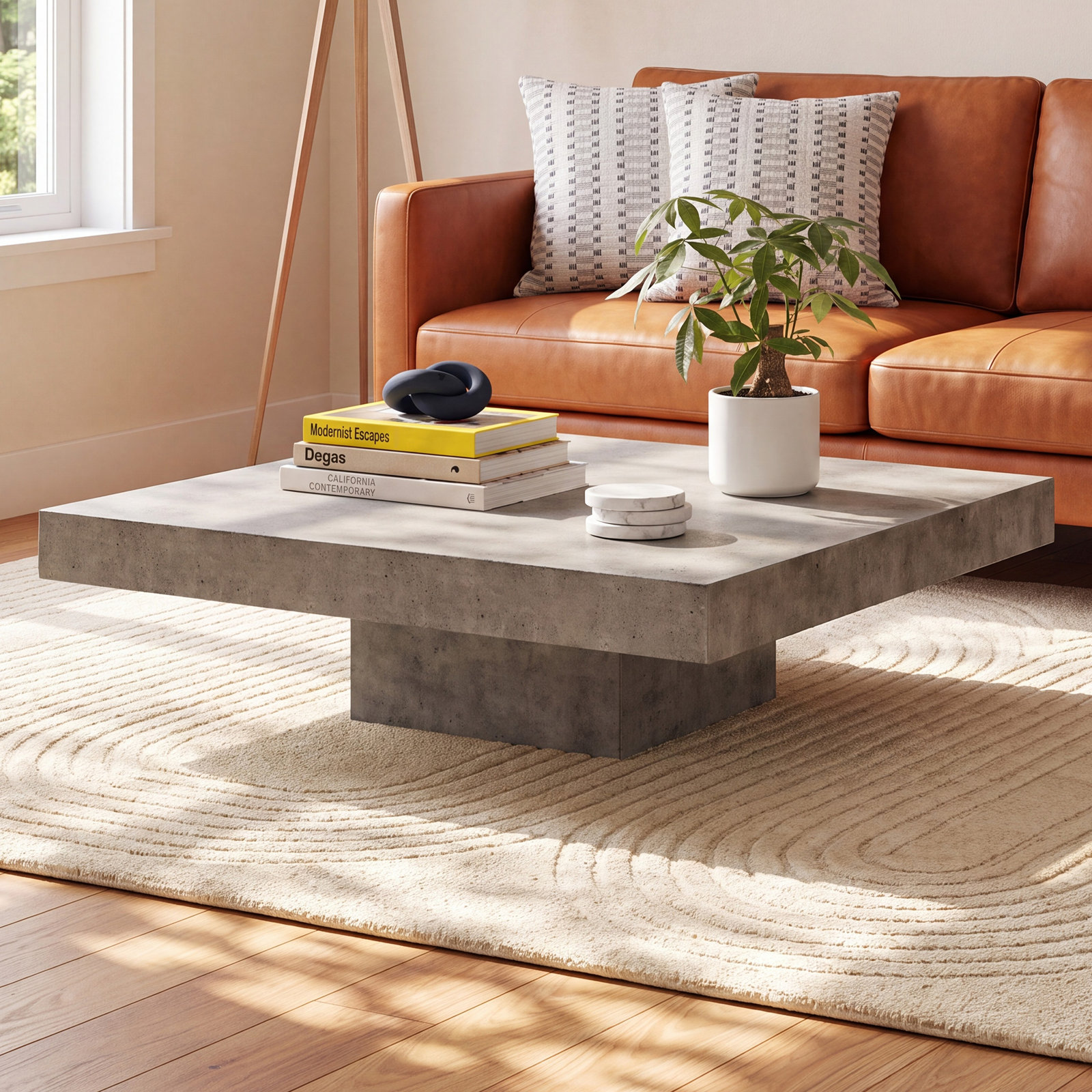 Dove 43" Pedestal Coffee Table