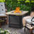 Hoopes Square Steel Propane Smokeless