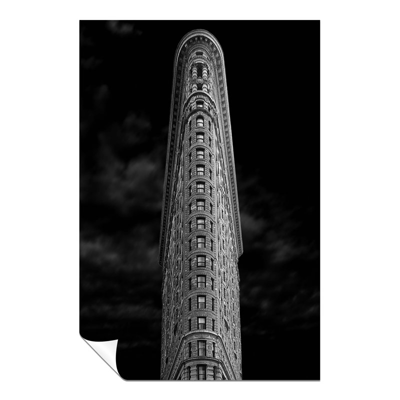 Architectural Tall Building Facade - No Frame Print, 91cm H x 61cm W