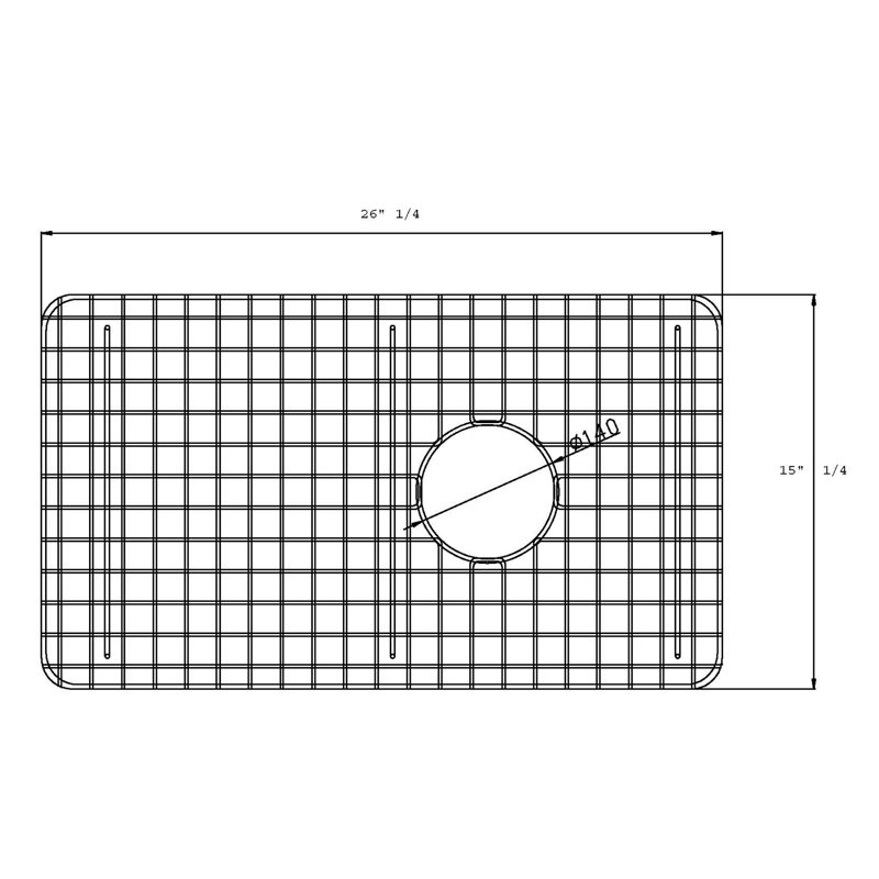 26.75" x 15.75" Sink Grid