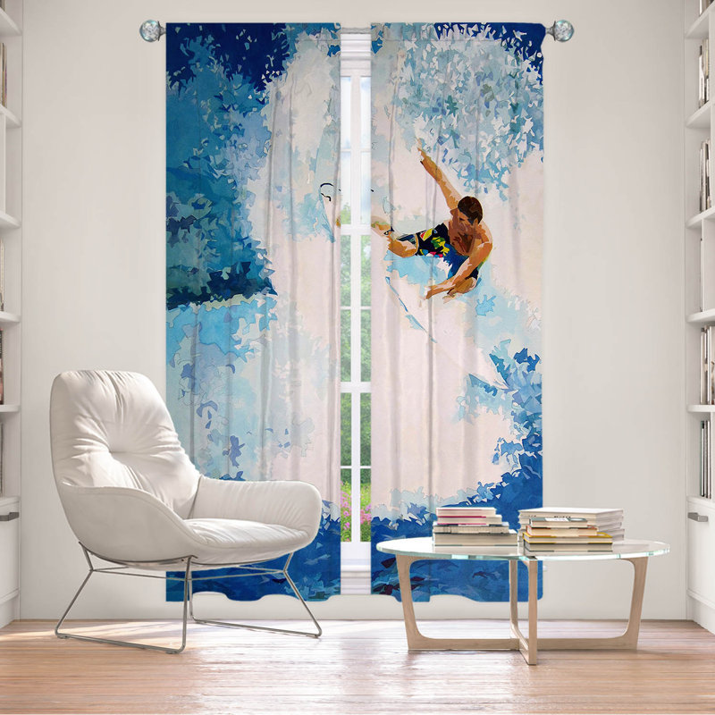 Paire de rideaux obscurcissant en polyester Eglantine, L 20 po x L 52 po