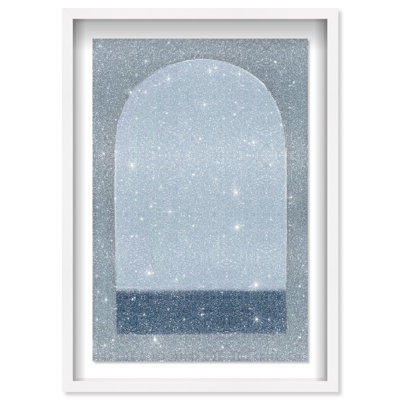 Minimal Ocean Window Print by Oliver Gal