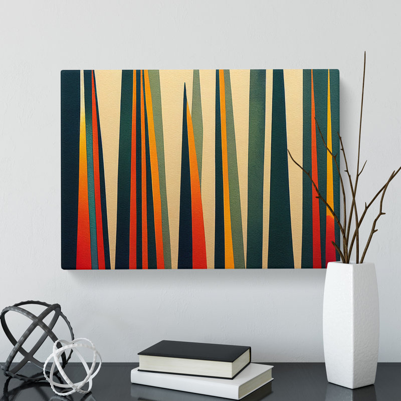 Modern Abstract Forest Vol.2 - Wrapped Canvas, 40cm H x 60cm W x 3cm D