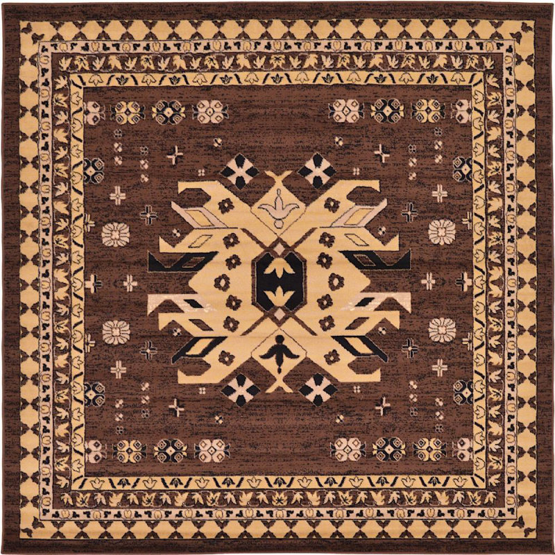 Adonnis Southwestern Indoor Rug, Square 8'