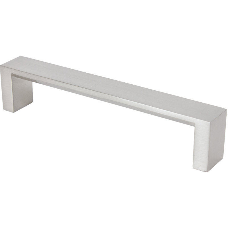 Modern 5" cc Square Pull, Satin Nickel