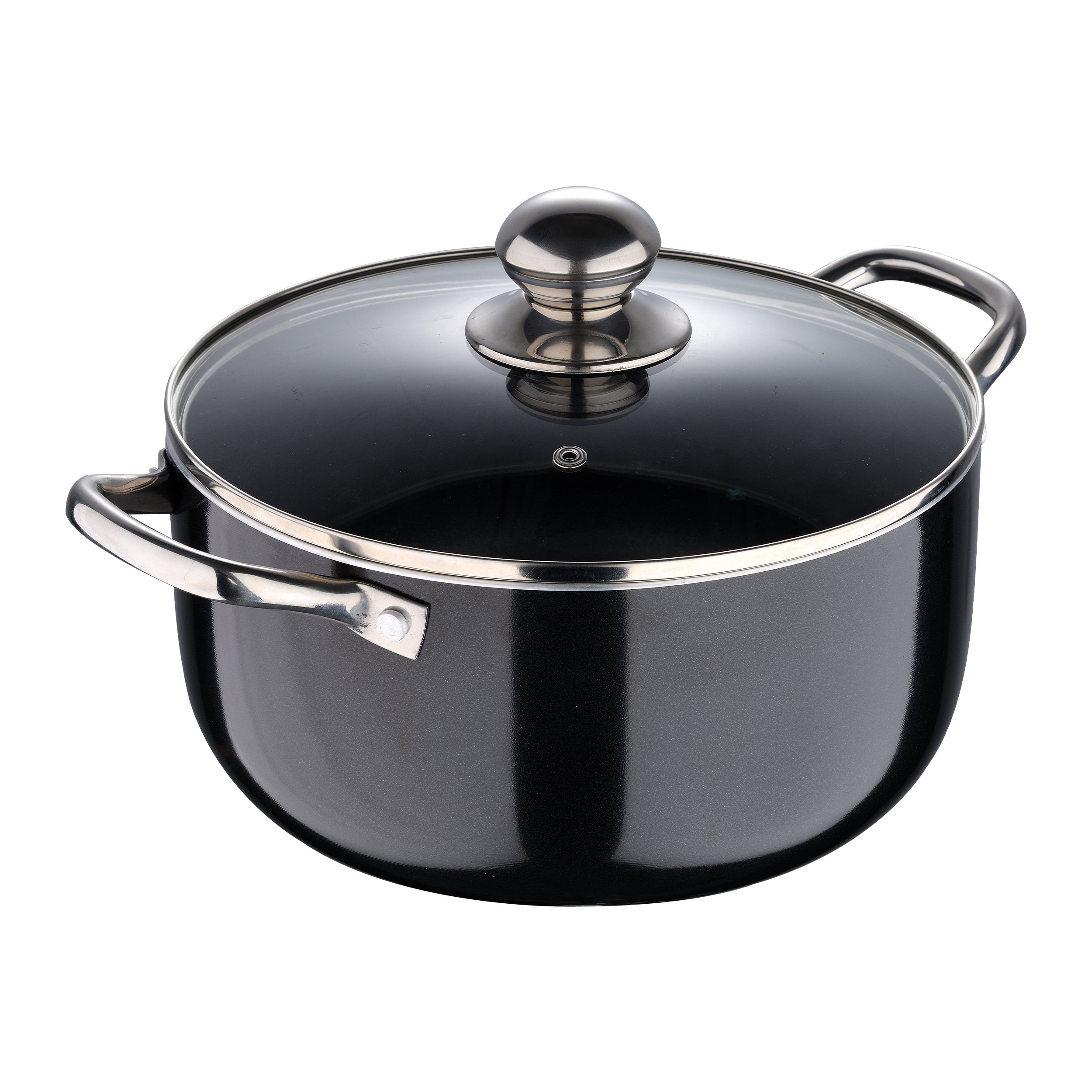 Gourmet by Bergner - 8 qt Stainless Steel Dutch Oven with Vented