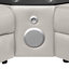 Canapé modulaire Nova avec 2 consoles (lampe de lecture + réfrigérateur), coin avec haut-parleur Bluetooth, DEL et armoire à vin relevable - gris-134644731