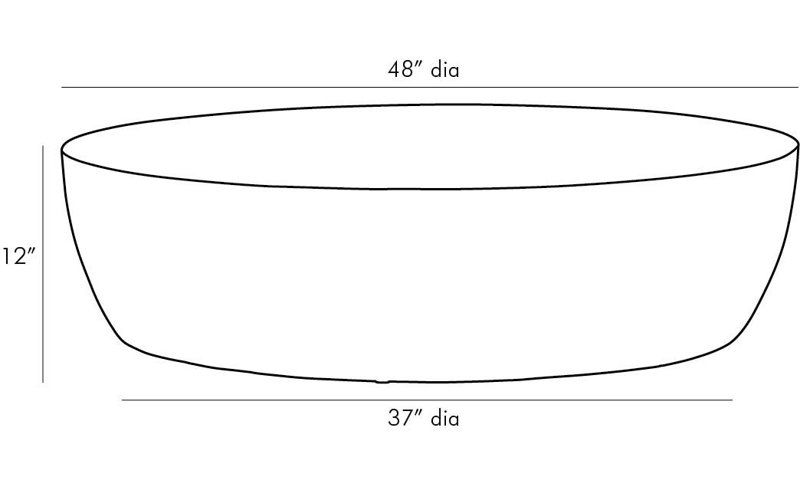 Jacob Solid Wood Cocktail Table, 12" H x 48" W x 48" D