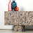 Chinese Vintage Entryway Cabinet-4765476
