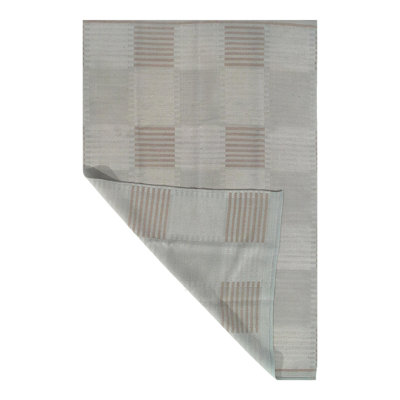 Tapis unique en laine noué à la main gris de 5 pi 7 po x 8 pi 8 po Sonnet
