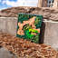 Art mural en bois de cèdre naturel et mousse préservée - fait à la main-349341083