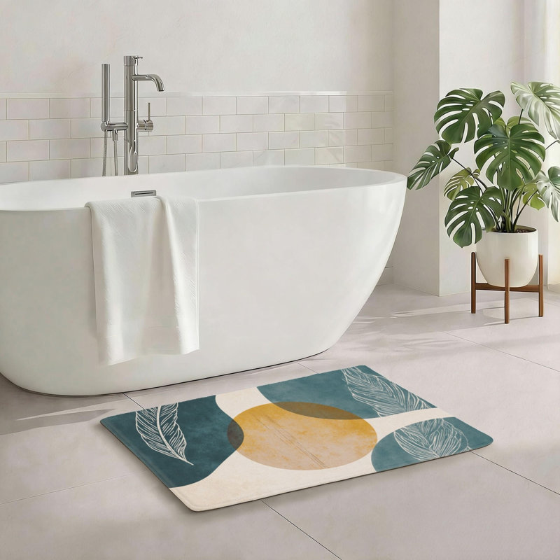 Tapis pour salle de bain Boho