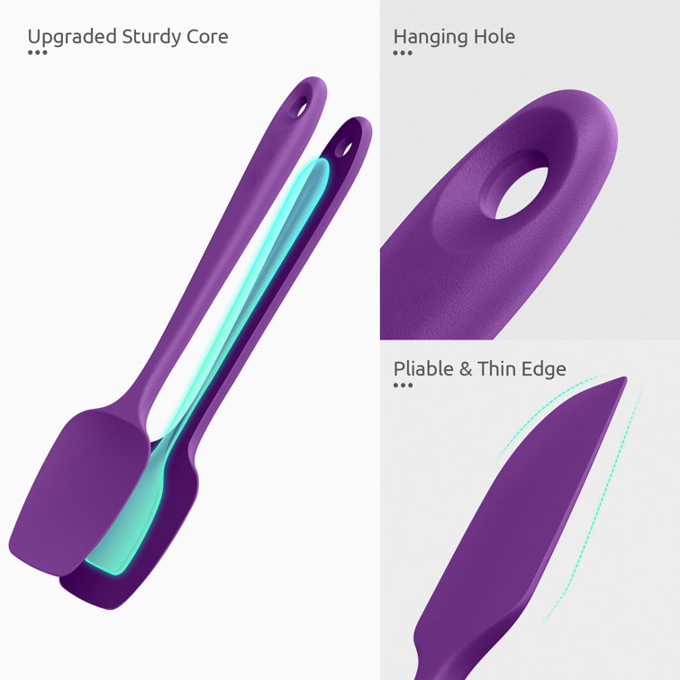 Silicone Spatula Set - 4 Piece Purple