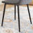 19.1'' H Linen Upholstered Metal Side Chair