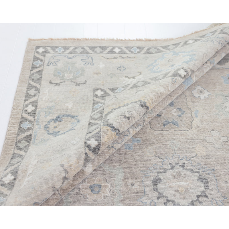 Hand Knotted Wool Oriental Area Rug, Rectangle 8' x 10'