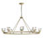 Gatsby 8 - Light Unique Wagon Wheel Chandelier with Crystal Accents-66049723